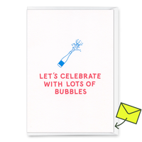 Deli Cards Grußkarte "Bubbles" | Besondere Klappkarte für jeden Anlass