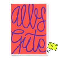 Deli Cards Grußkarte "Alles Gute Swing" | Besondere Klappkarte zum Gratulieren
