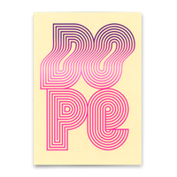 Deli Cards Postkarte "Dope" | Besondere Karte für jeden Anlass