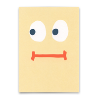 Deli Cards Postkarte "Face" | Besondere Karte für jeden Anlass