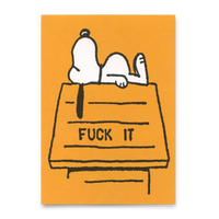 Deli Cards Postkarte "Fuck it" | Lustige Karte mit Spruch