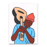 Deli Cards Postkarte "Jorge and his guitar" | Coole Karte für jeden Anlass