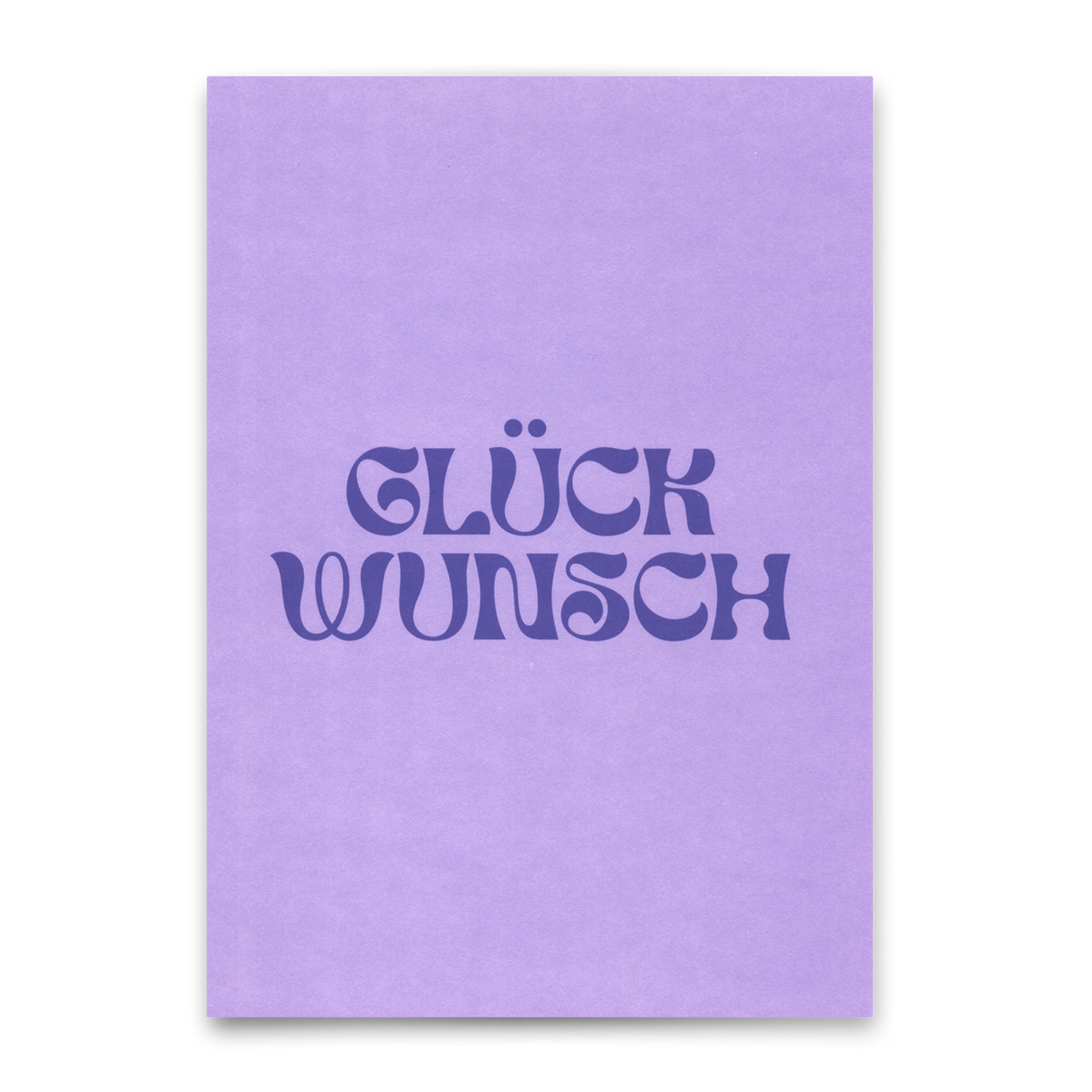 Deli Cards Postkarte "Glückwunsch Lila" | Schöne Karte für jeden Anlass