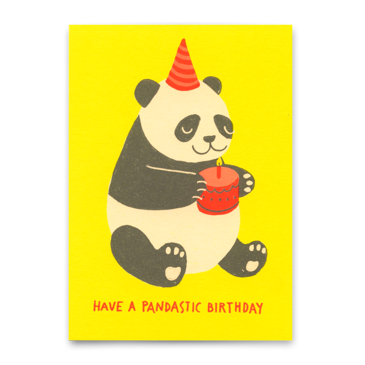 Deli Cards Postkarte "Have a pandastic birthday" | Lustige Karte zum Geburtstag