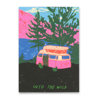 Deli Cards Postkarte "Into the wild" | Ausgefallene Karte für jeden Anlass