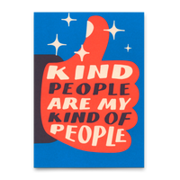 Deli Cards Postkarte "Kind people" | Coole Karte mit Spruch