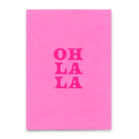 Deli Cards Postkarte "Oh La La Pink" | Schöne Karte für jeden Anlass