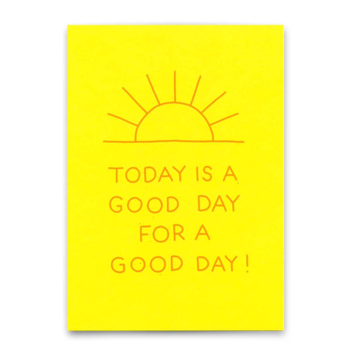 Deli Cards Postkarte "Good day" | Besondere Karte mit Spruch für jeden Anlass
