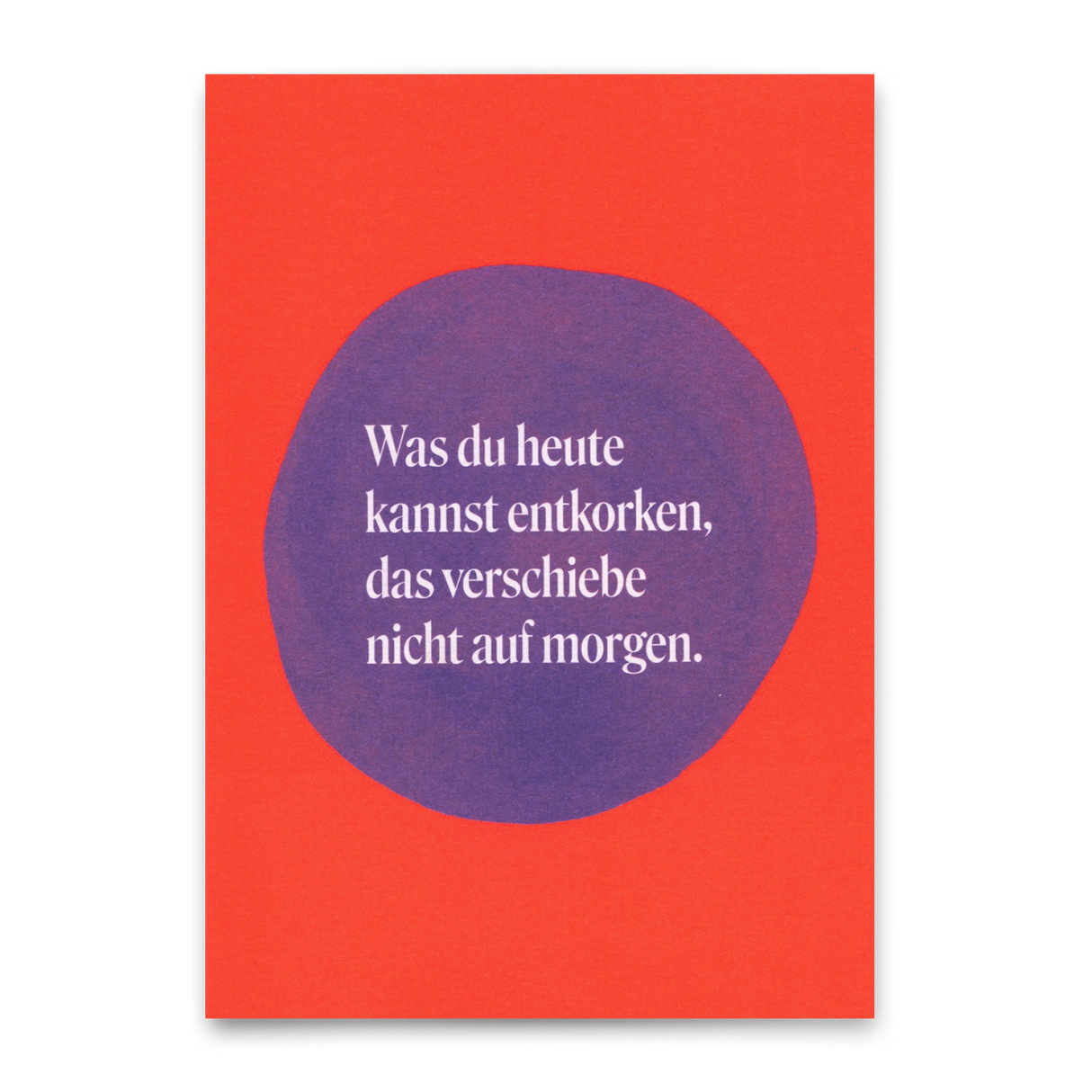 Deli Cards Postkarte "Age is just a number" | Lustige Karte mit Spruch zum Geburtstag