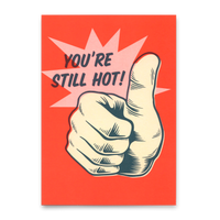 Deli Cards Postkarte "You´re still hot" | Lustige Karte zum Geburtstag