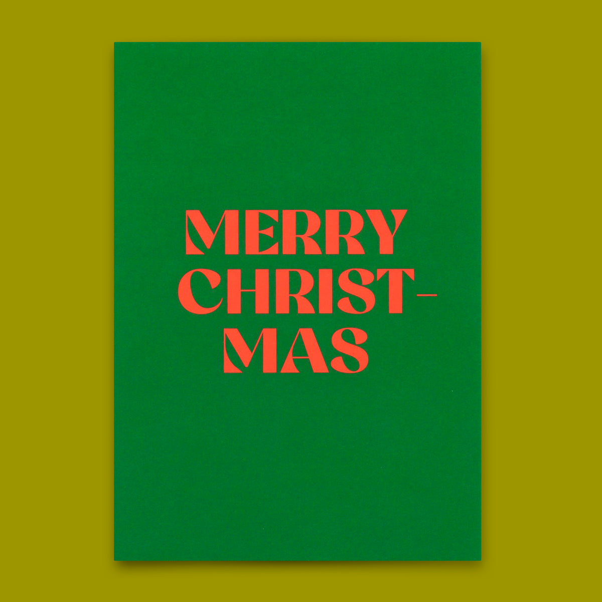 Deli Cards Postkarte "Merry Christmas Petrol" | Schöne Karte zu Weihnachten