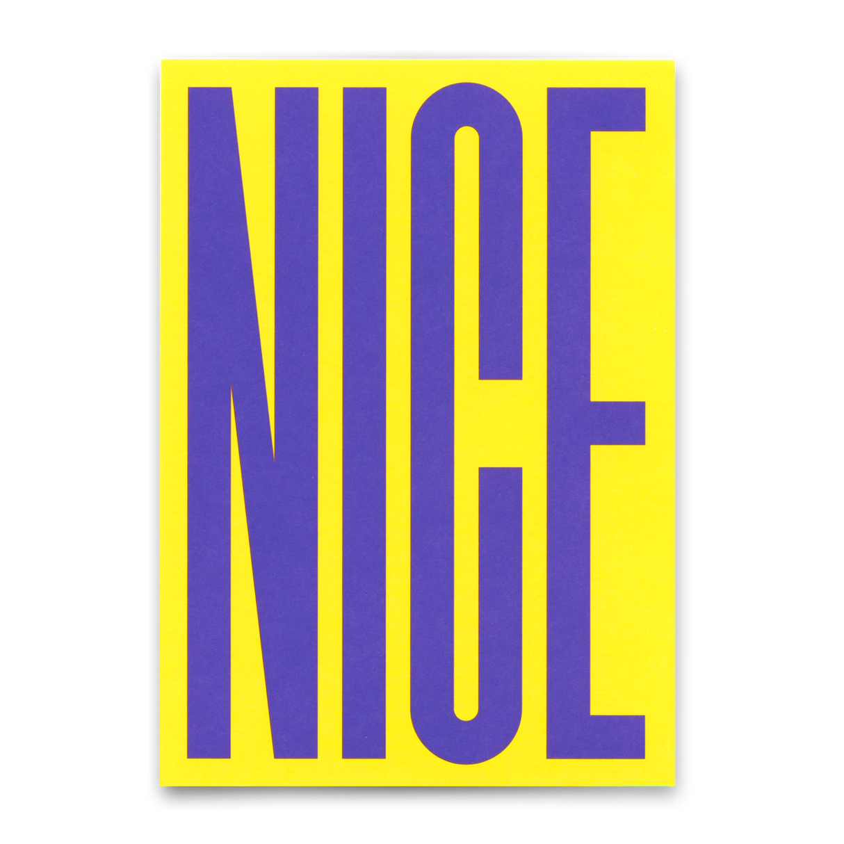 Deli Cards Postkarte "Nice bunt" | Coole Karte für jeden Anlass