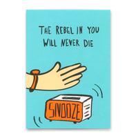 Deli Cards Postkarte "The rebel in you" | Lustige Karte zum Geburtstag
