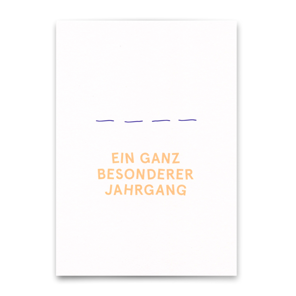 Deli Cards Postkarte "Besonderer Jahrgang" | Lustige Karte zum Geburtstag