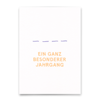 Deli Cards Postkarte "Besonderer Jahrgang" | Lustige Karte zum Geburtstag