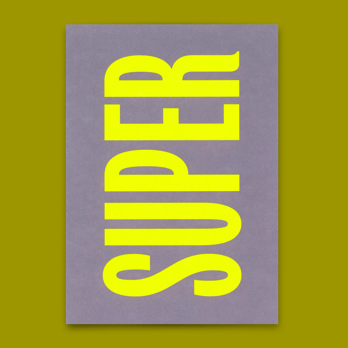 Deli Cards Postkarte "Super" | Schöne Karte für jeden Anlass