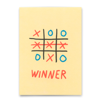 Deli Cards Postkarte "Winner" | Besondere Klappkarte zum Gratulieren