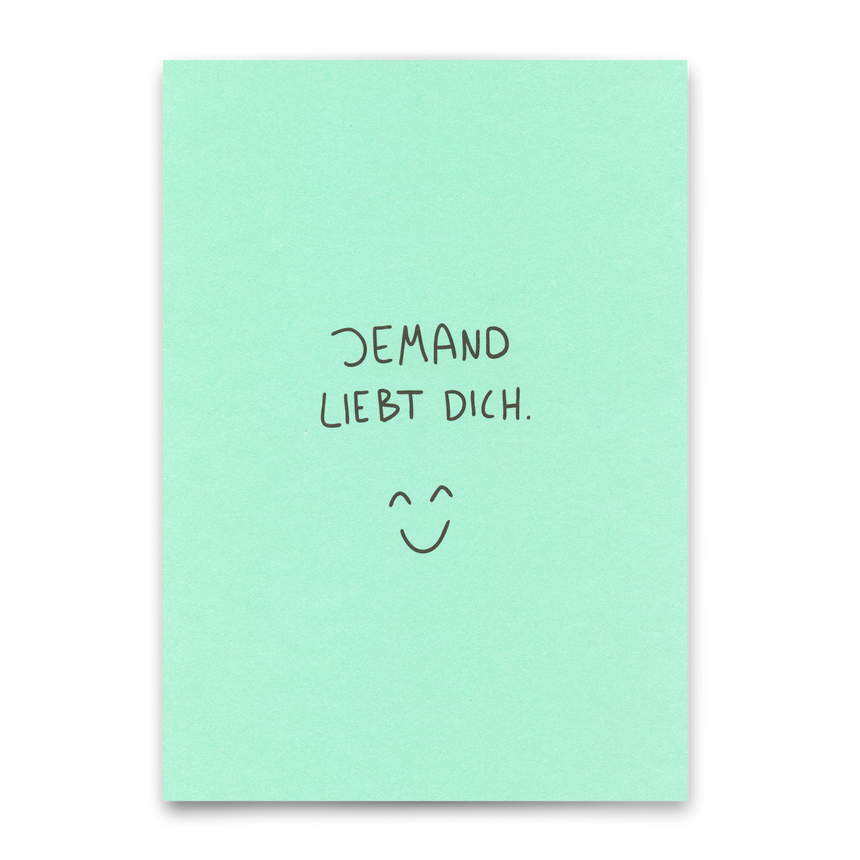 Deli Cards Postkarte "Jemand liebt dich" | Schöne Karte mit Spruch