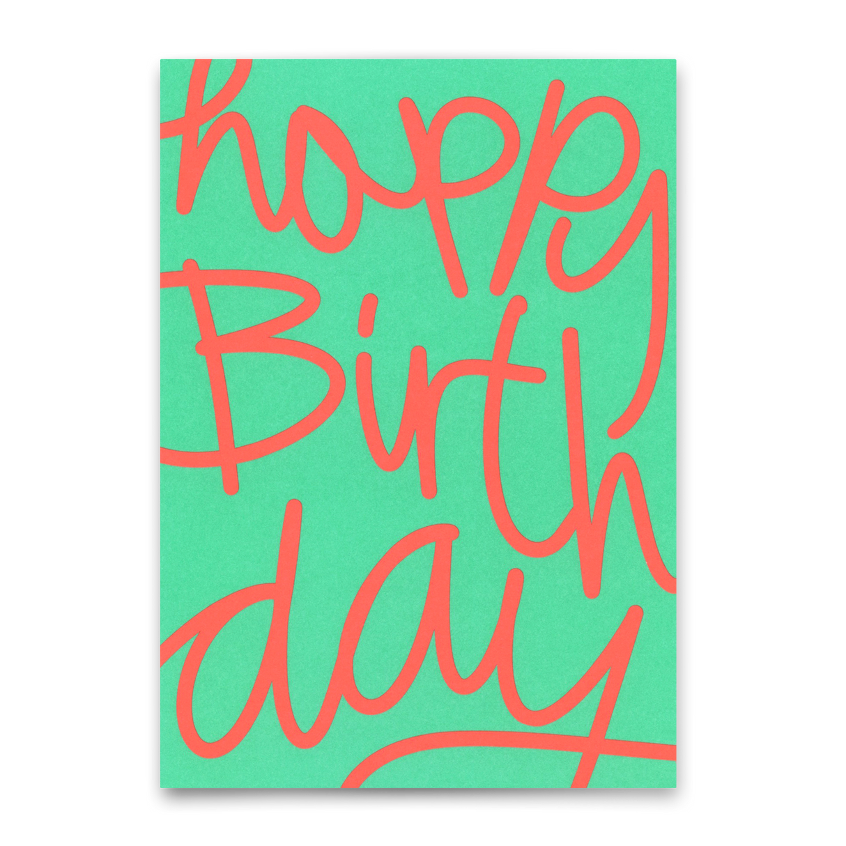 Deli Cards Postkarte "Happy Birthday Swing" | Besondere Karte zum Geburtstag