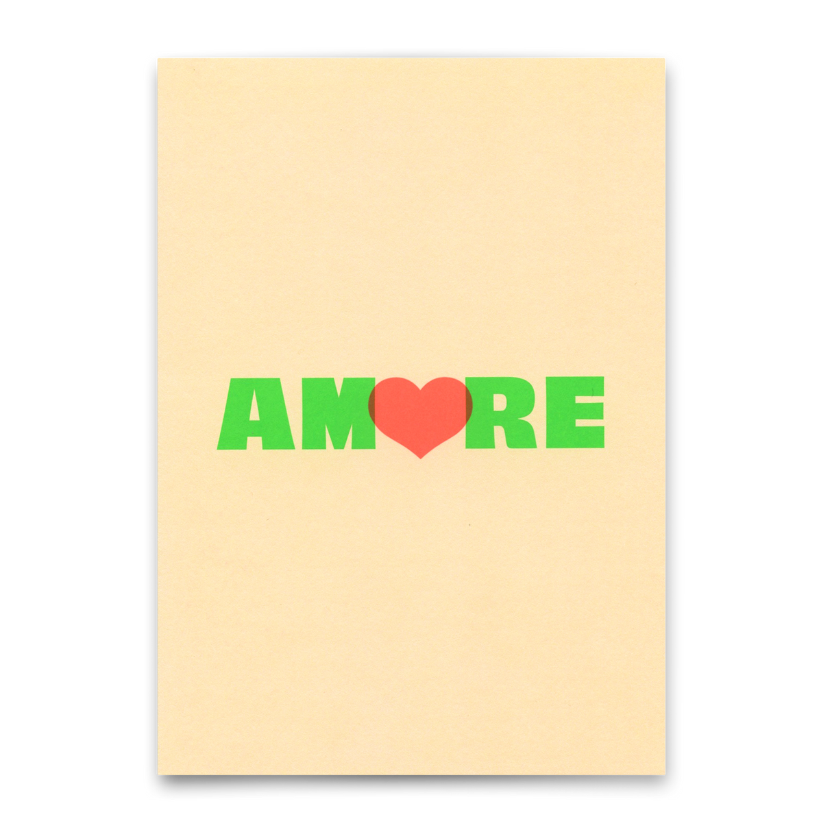 Deli Cards Postkarte "Amore" | Coole Karte für Verliebte