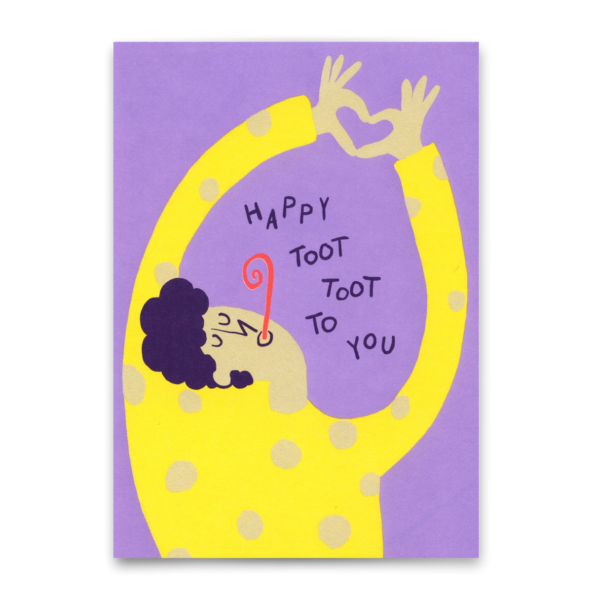 Deli Cards Postkarte "Toot Toot" | Lustige Karte zum Geburtstag