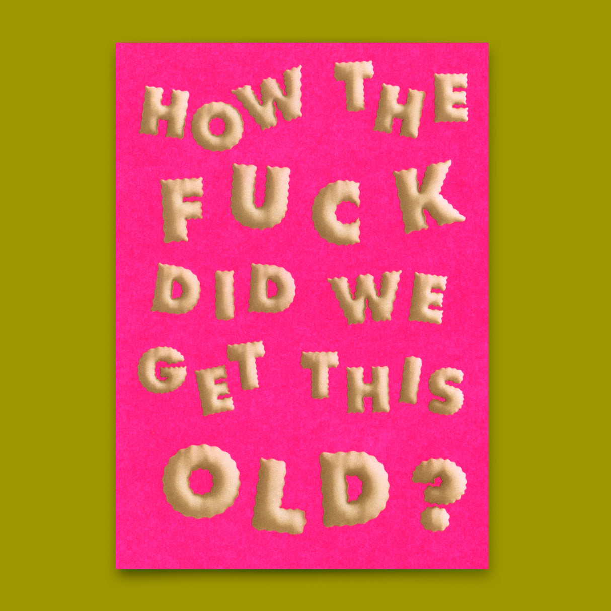 Deli Cards Postkarte "This old" | Lustige Karte zum Geburtstag
