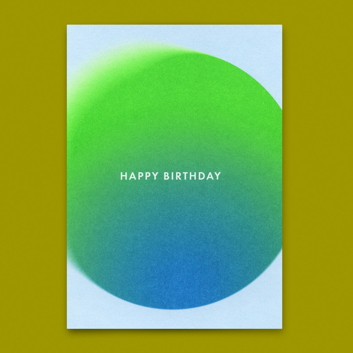 Deli Cards Postkarte "Happy Birthday Blur" | Besondere Karte zum Geburtstag
