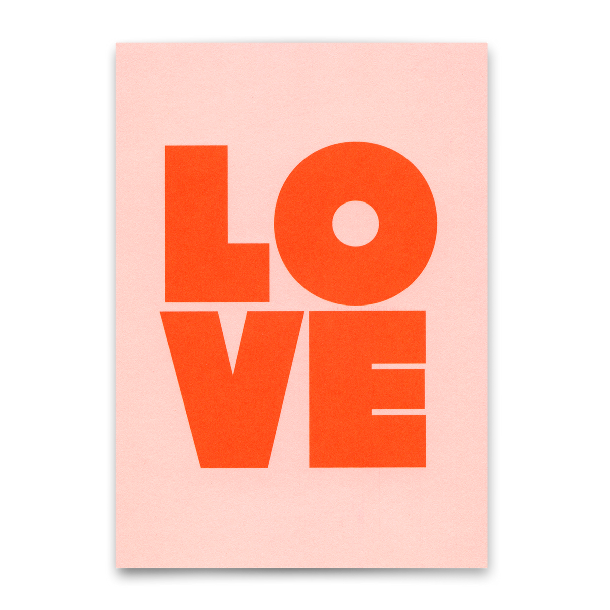 Deli Cards Postkarte "Love Red" | Coole Karte für Verliebte