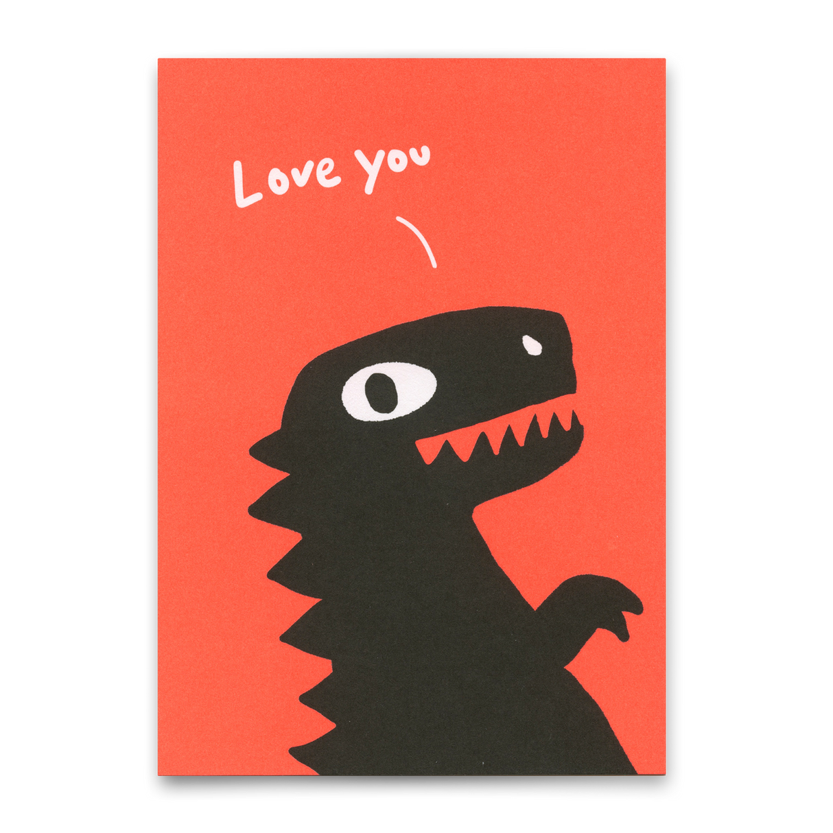 Deli Cards Postkarte "Love you Dinosaur" | Lustige Karte für Verliebte