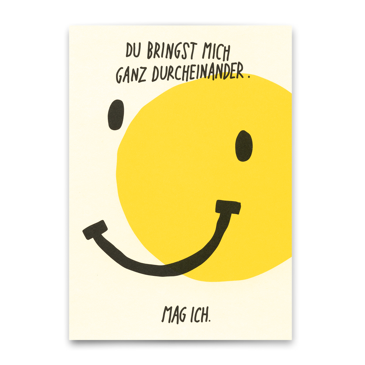 Deli Cards Postkarte "Ganz durcheinander" | Besondere Karte für Verliebte