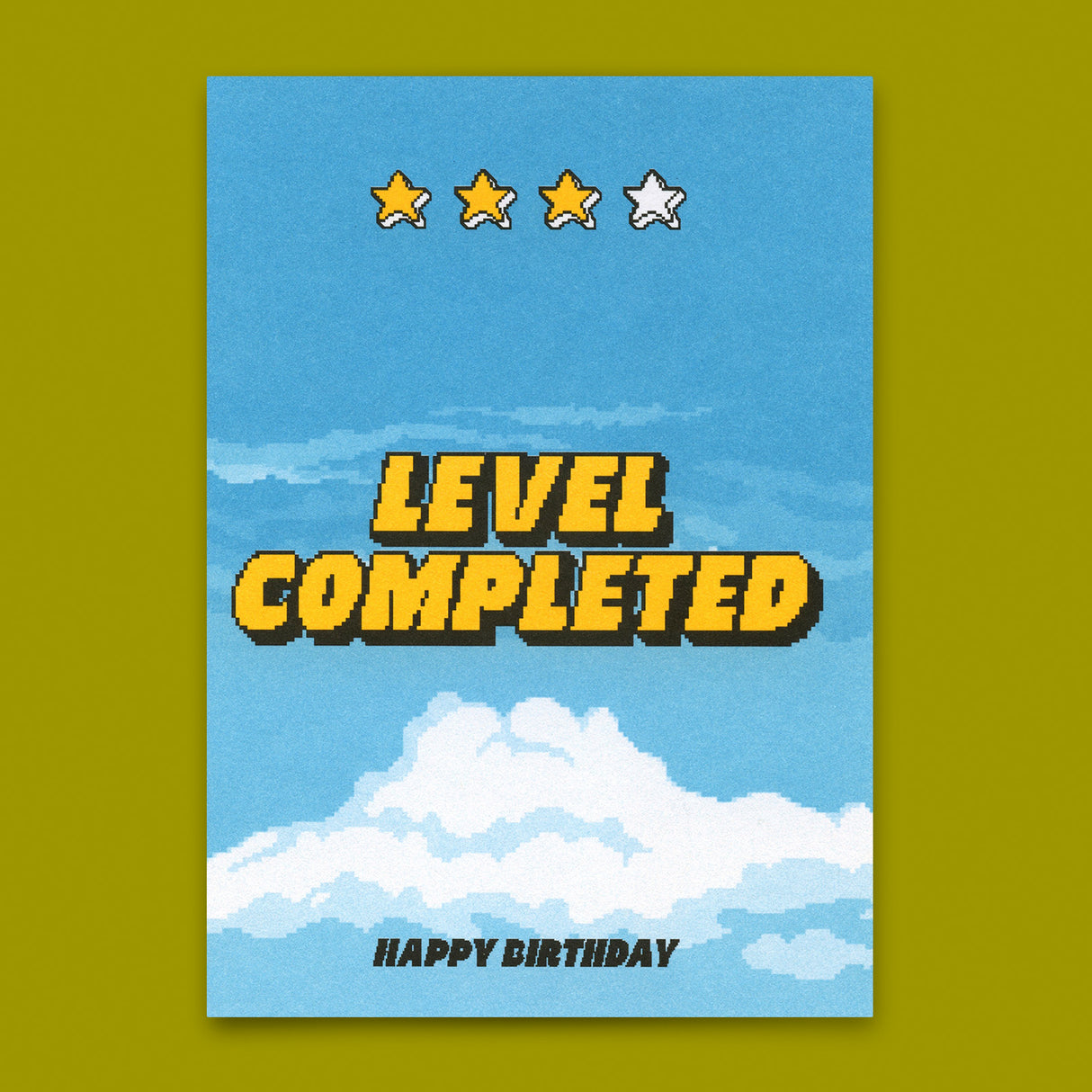 Deli Cards Postkarte "Level completed" | Coole Karte zum Gratulieren