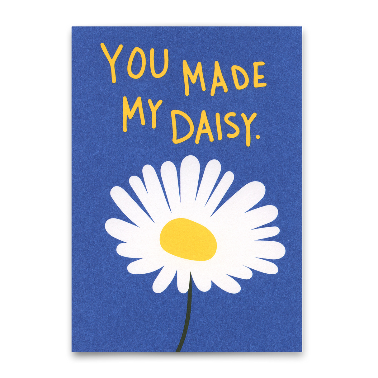 Deli Cards Postkarte "You made my Daisy" | Schöne Karte für Verliebte