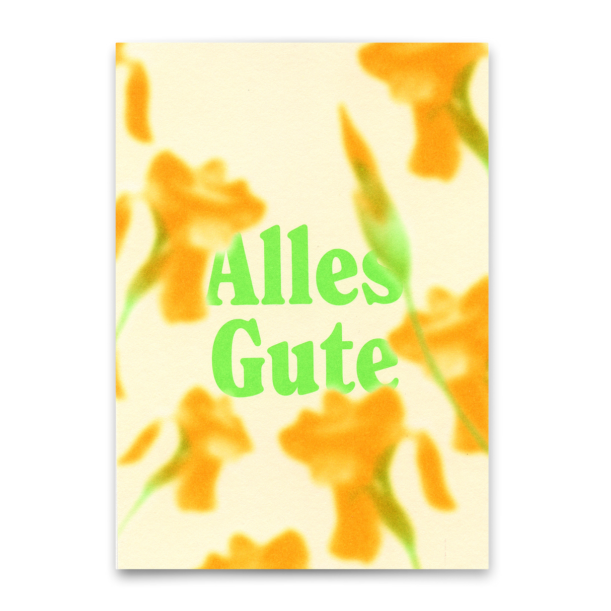 Deli Cards Postkarte "Alles Gute Blume Blurred" | Besondere Karte zum Geburtstag