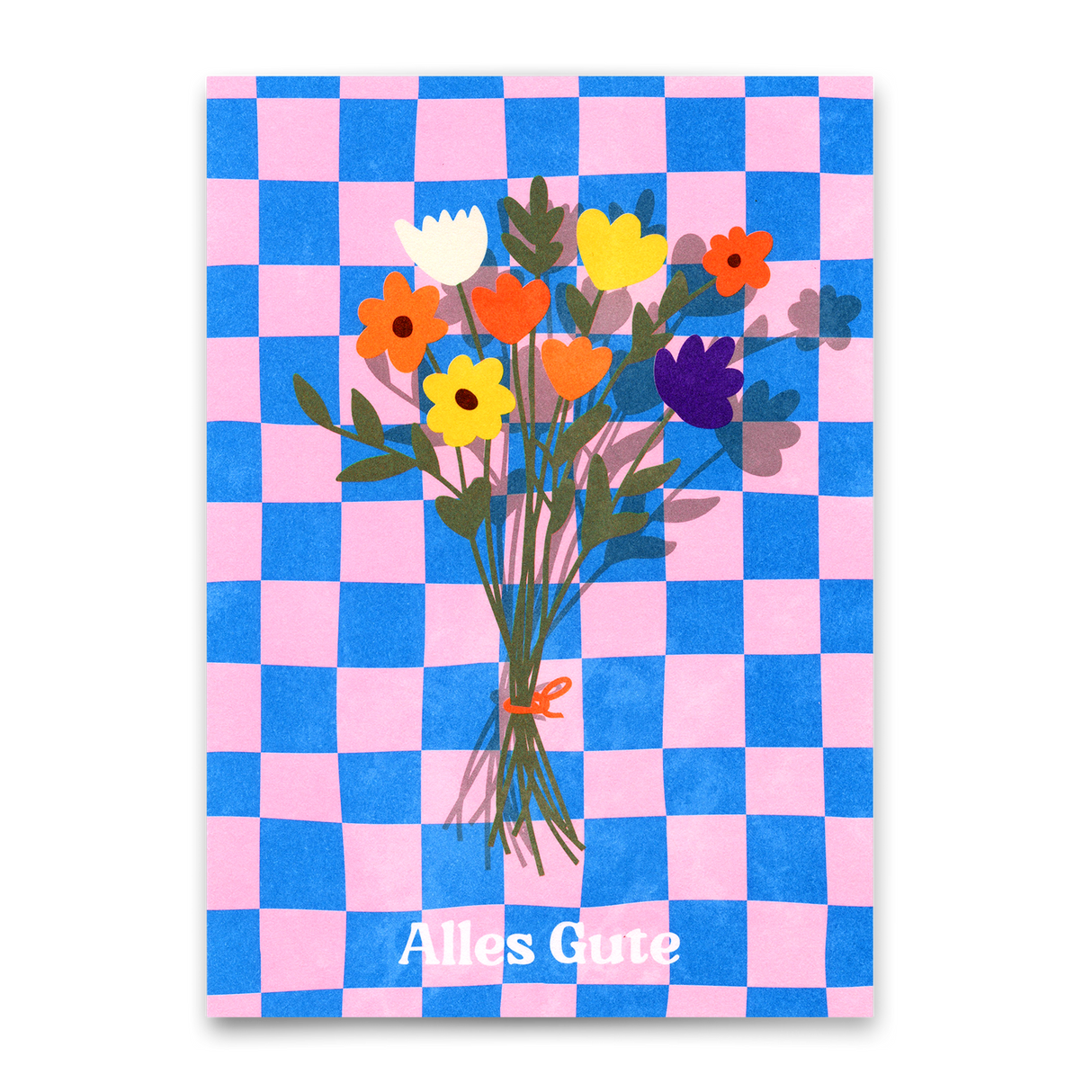 Deli Cards Postkarte "Alles Gute Bouquet“ | Schöne Karte zur Gratulation