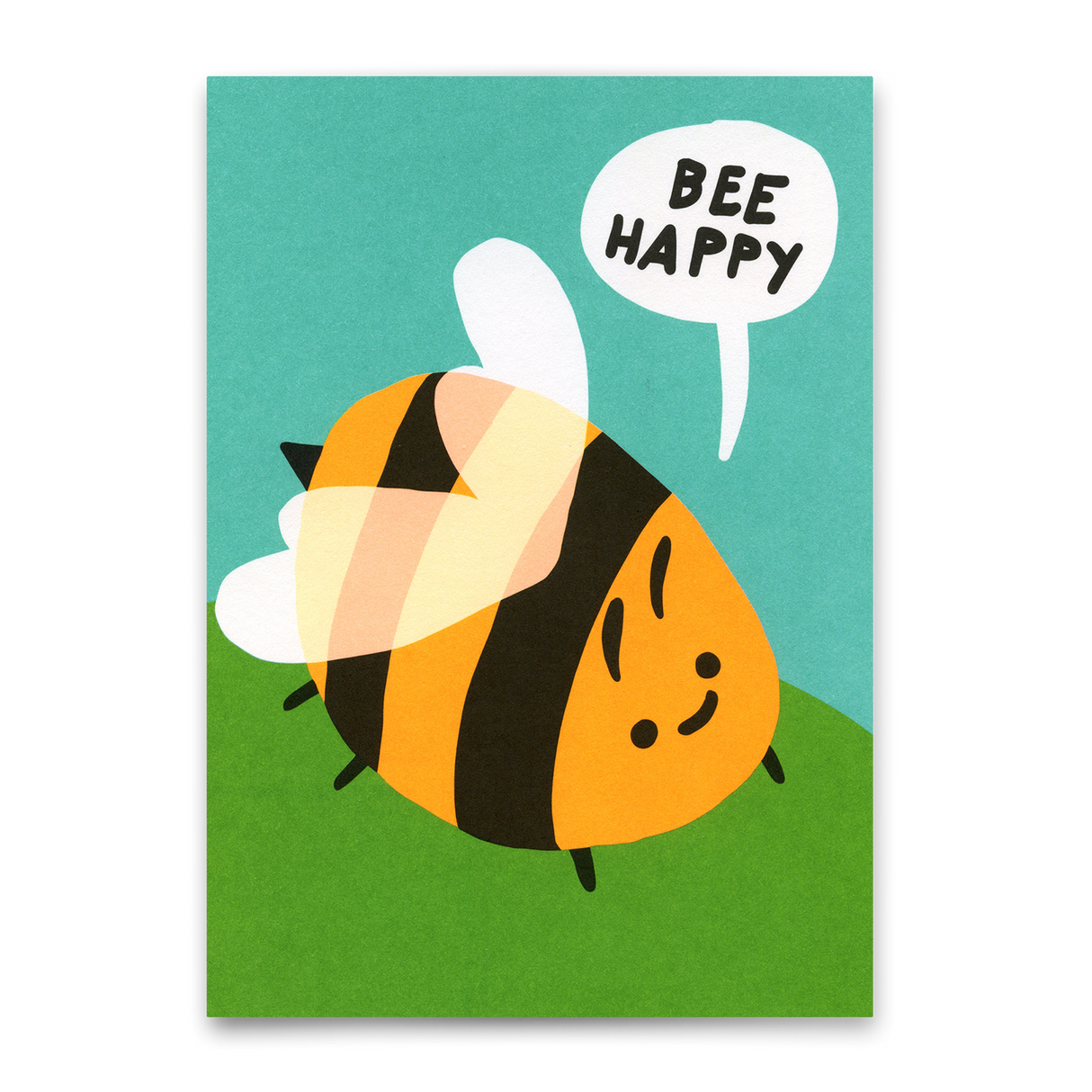 Deli Cards Postkarte "Be Happy" | Schöne Karte für jeden Anlass