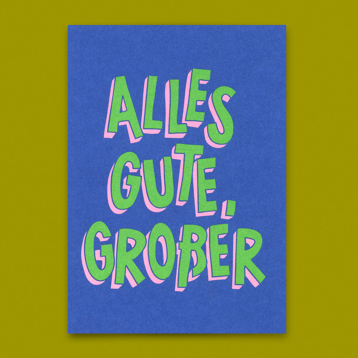 Deli Cards Postkarte "Alles Gute, Großer" | Besondere Karte zur Gratulation