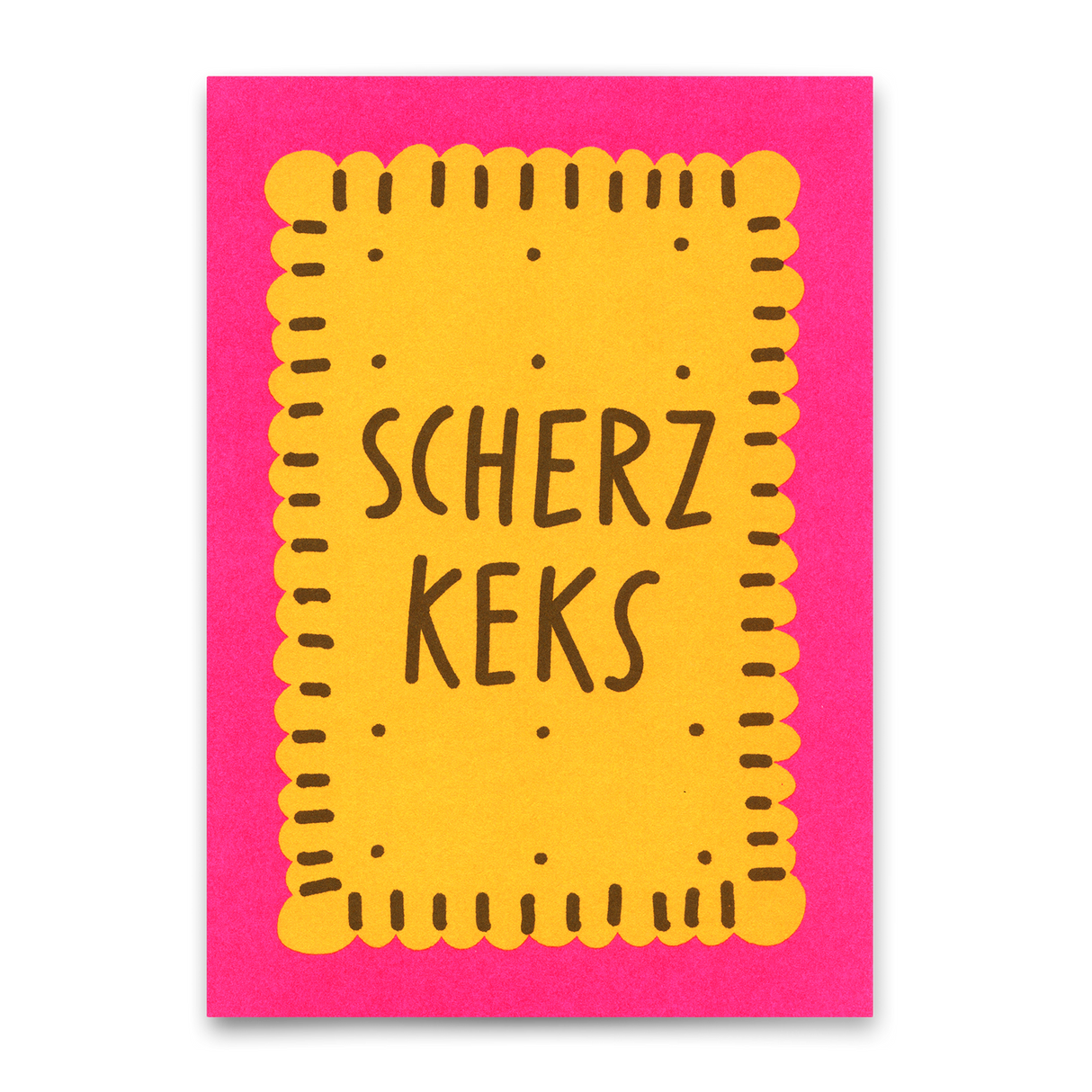 Deli Cards Postkarte "Scherzkeks" | Lustige Karte für jeden Anlass