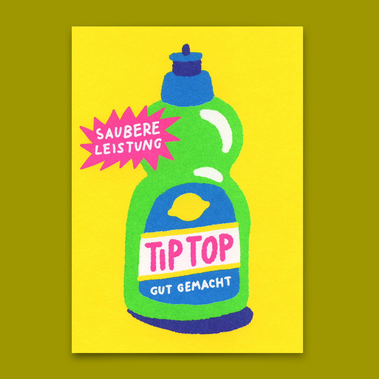 Deli Cards Postkarte "Tip Top" | Coole Karte zur Gratulation