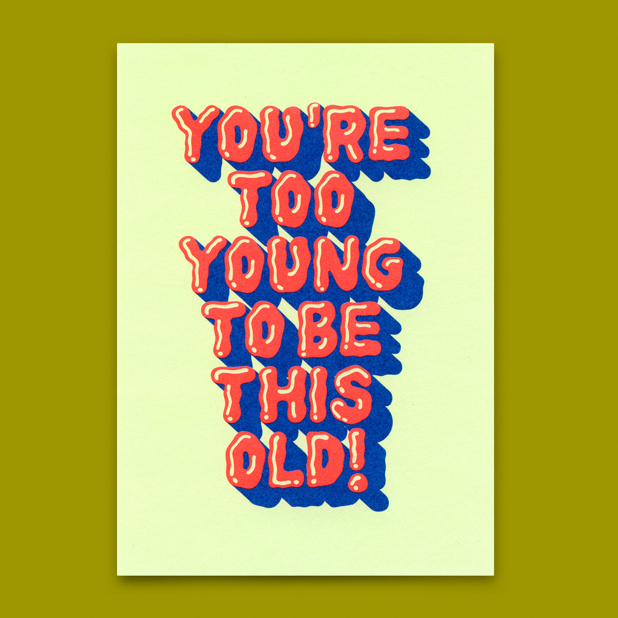 Deli Cards Postkarte "To be this old" | Lustige Karte zum Geburtstag