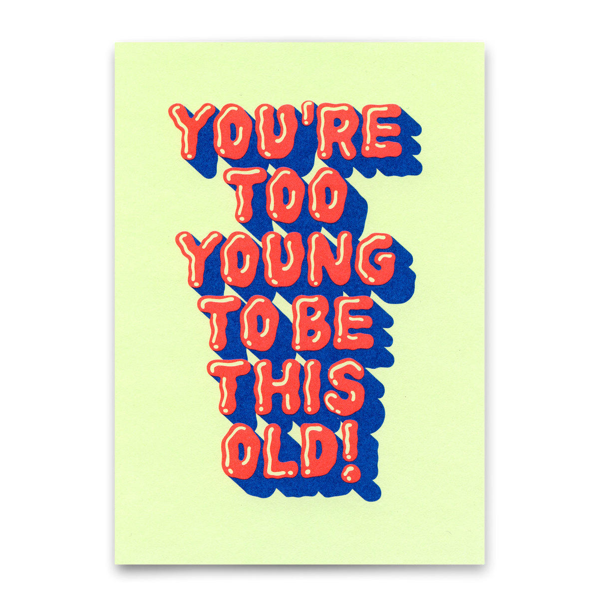 Deli Cards Postkarte "To be this old" | Lustige Karte zum Geburtstag