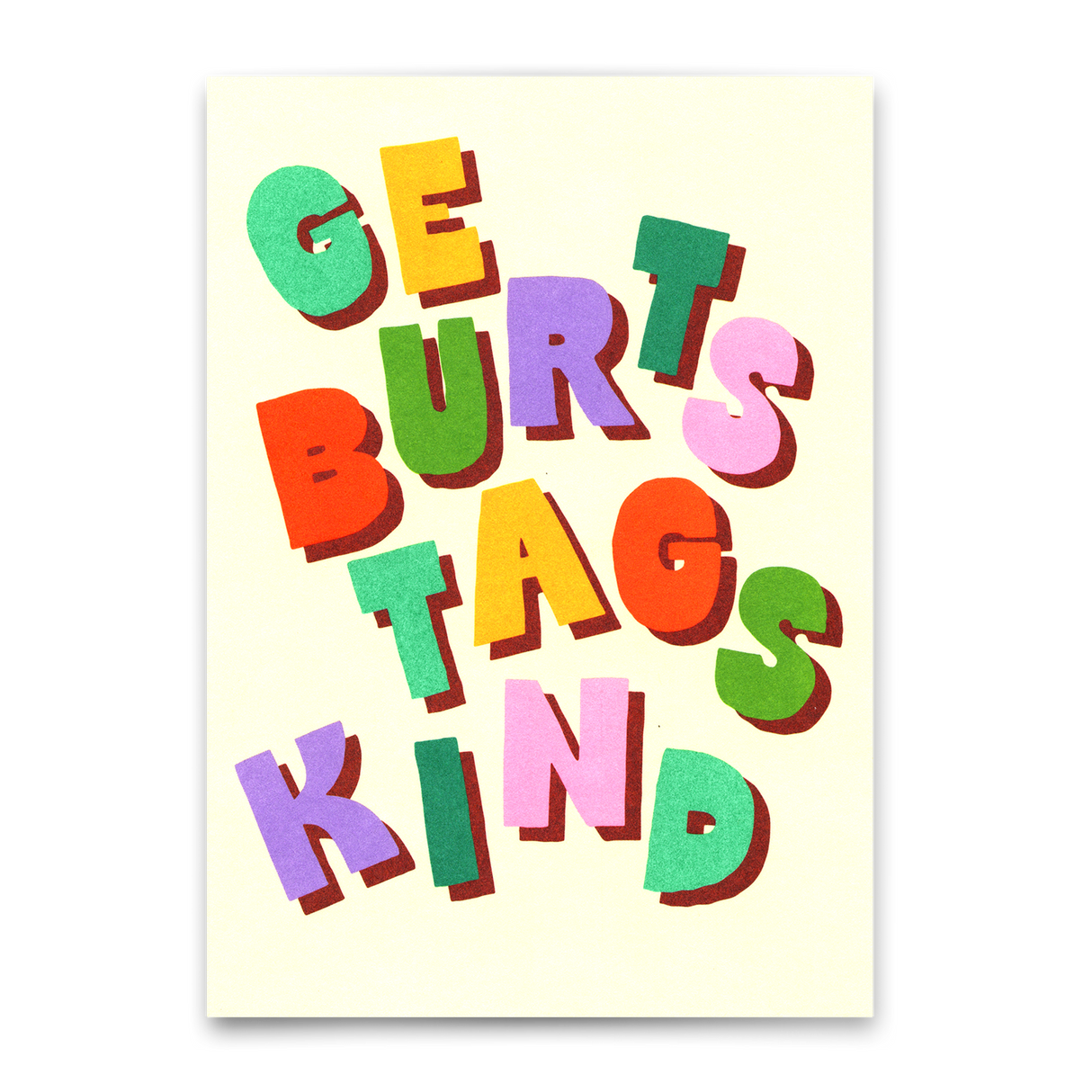 Deli Cards Postkarte "Geburtstagskind" | Schöne Karte zum Geburtstag