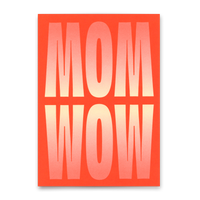 Deli Cards Postkarte "Mom Wow" | Coole Karte zum Muttertag