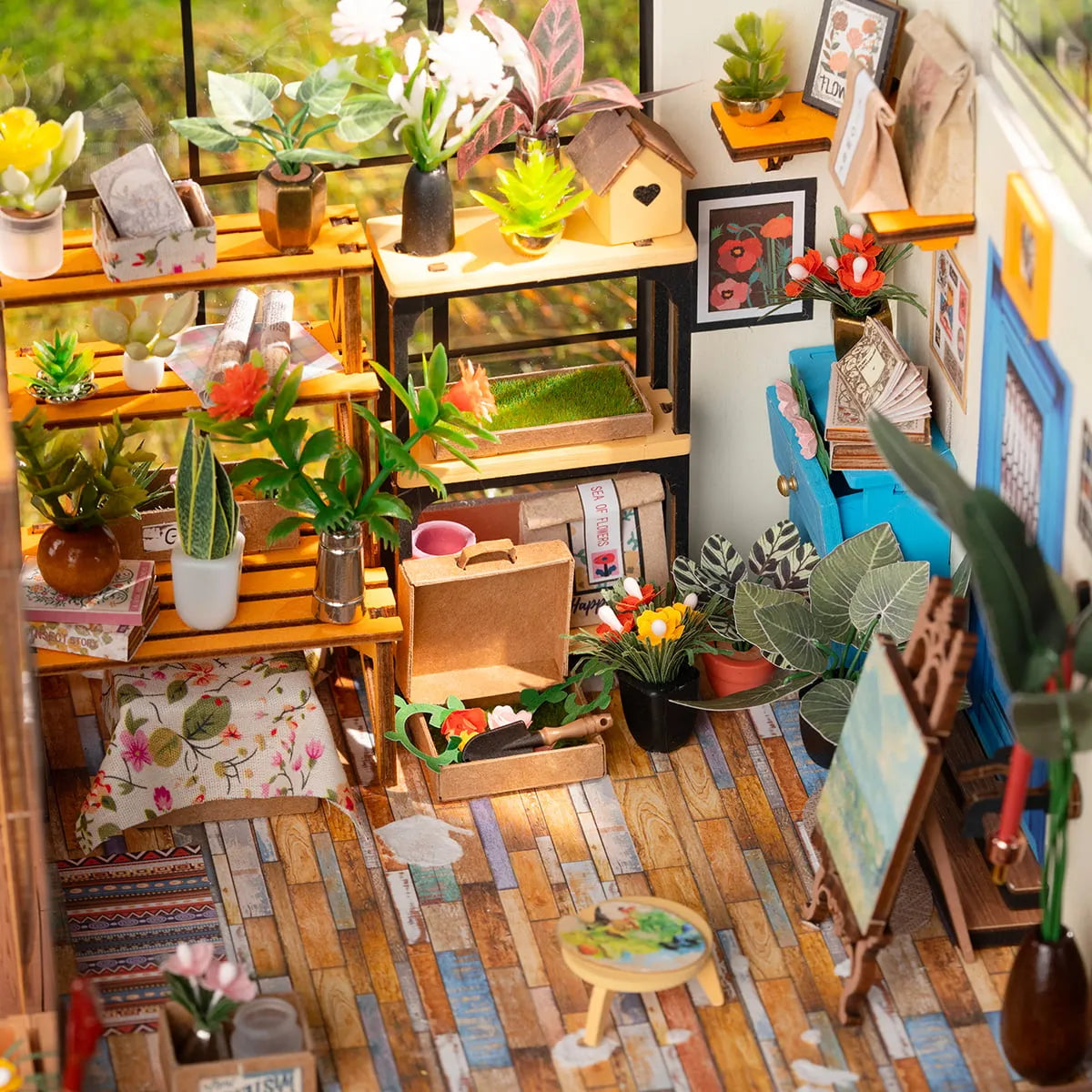 Rolife DIY-Set Rolife “Cathy's Flower House” | Holz | Romantisch & Filigran