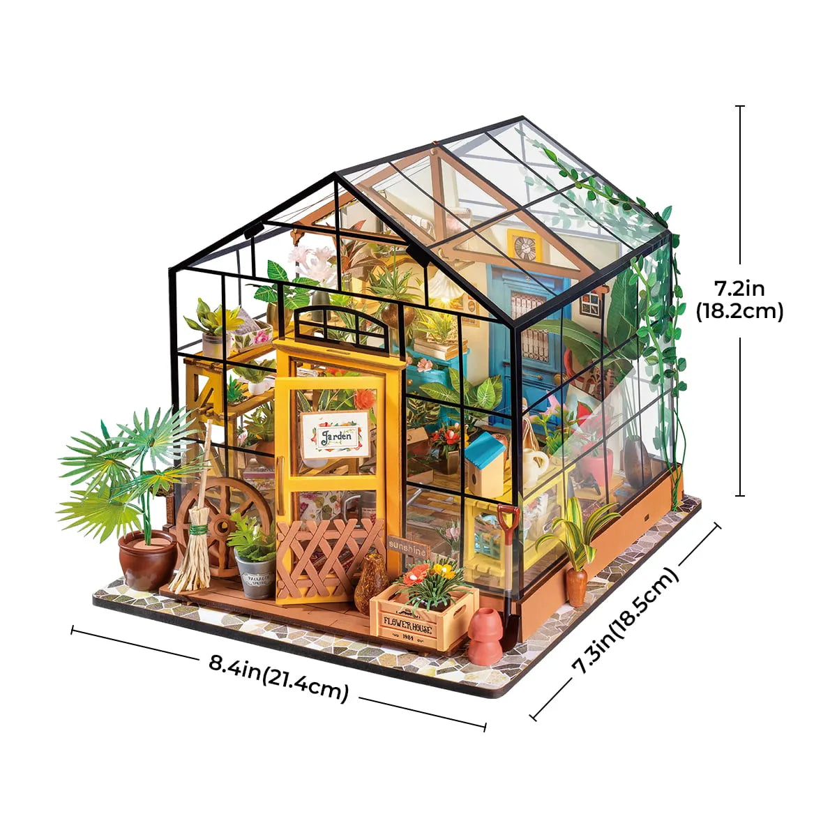 Rolife DIY-Set Rolife “Cathy's Flower House” | Holz | Romantisch & Filigran