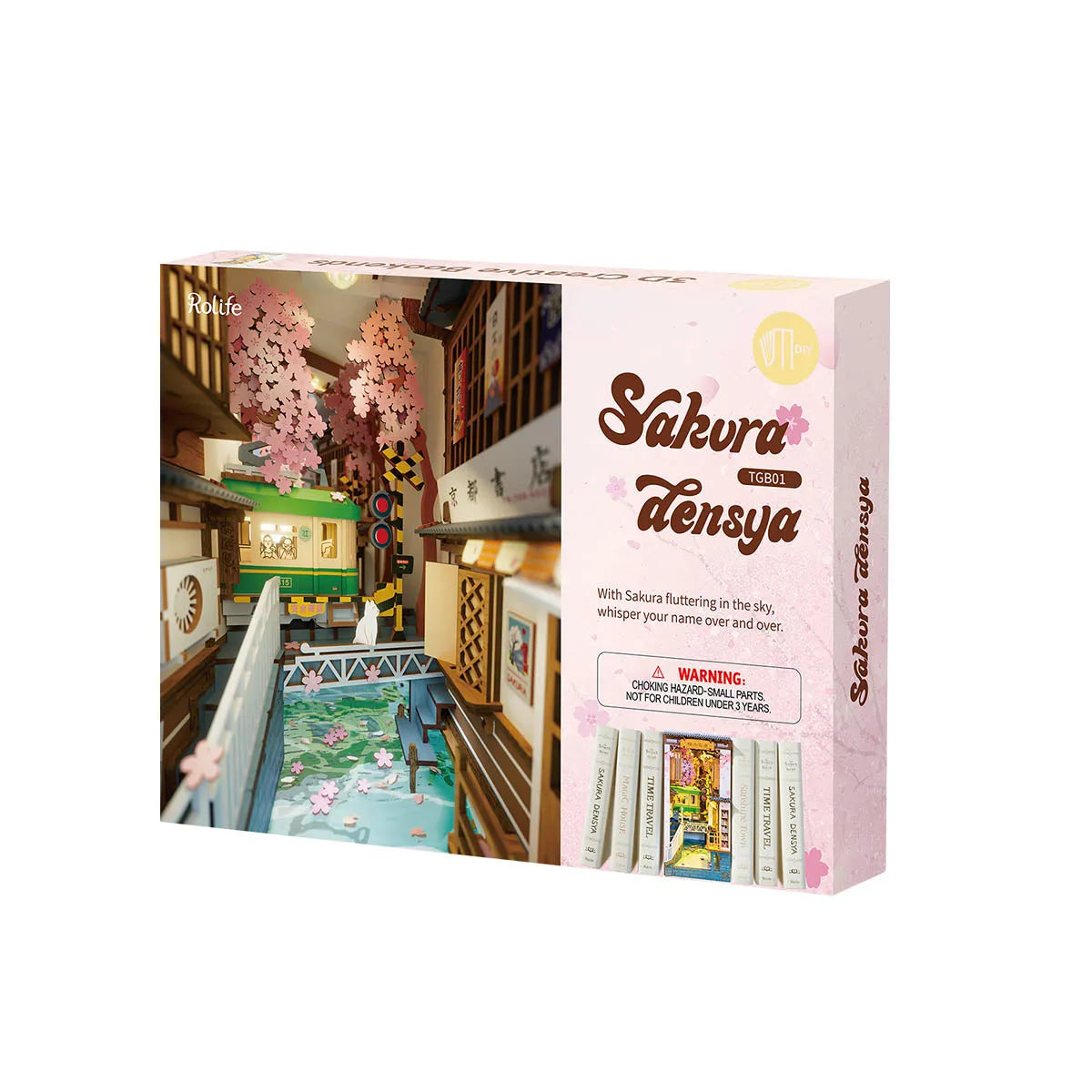 Rolife DIY-Set Rolife “Sakura Densya” | Holz | Japanischer Charme