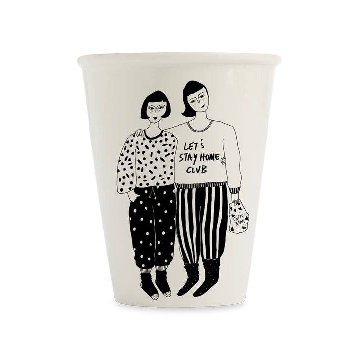 helen b Design Mug „Stay Home Club“ | Für gemütliche Tage zuhause | helen b