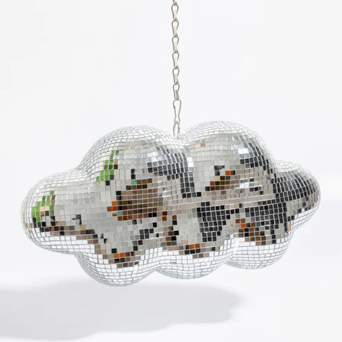 L´expressionist Disco Spiegel-Ornament „Wolke“ | Funkelnder Akzent | L'expressionist