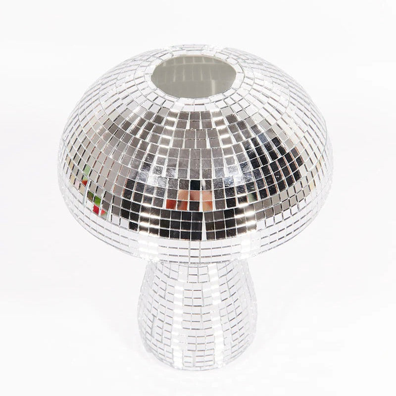 L´expressionist Vase “Disco Champignon” 20 cm | Glänzende Pilz Vase | L’expressionist