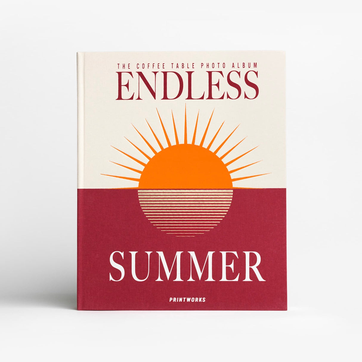 PRINTWORKS Fotoalbum “Endless Summer” Maroon | Sommerliche Erinnerungen | PRINTWORKS