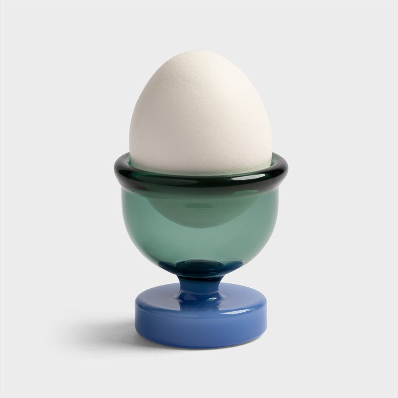 &Klevering Eierbecher „Cantine Blue“ 2 Stk. | Farbiges Design im 2er-Set | &Klevering